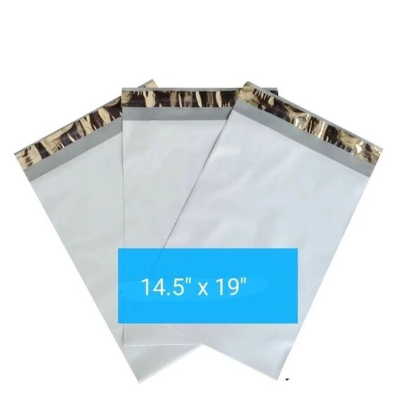 POLYMAILER BAGS Lot of Ten size 14.5”x 19” - Picture 4 of 4